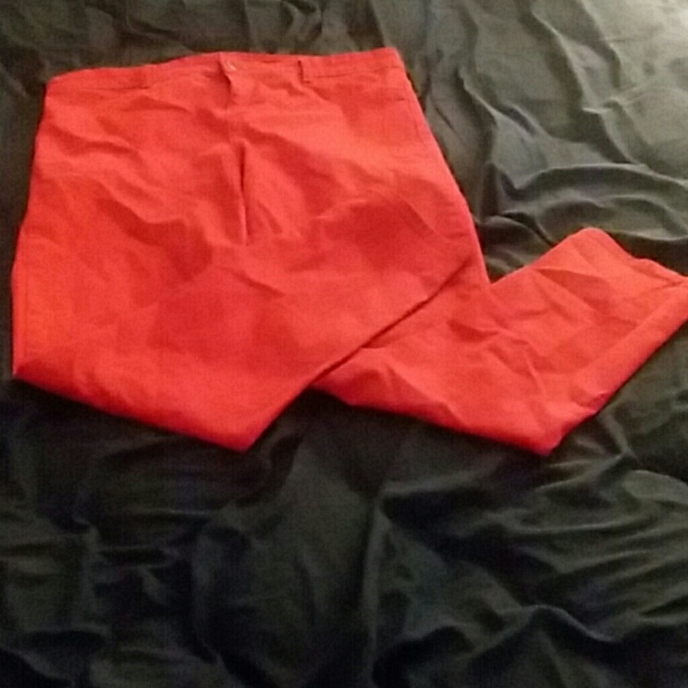 Red Jean Leggings